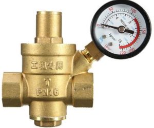 PRESSURE REDUCING VALVE BRASS	1/2"