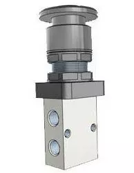 3/2 Push Button Mushroom Lock	M5