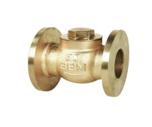 SBM Bronze Horizontal Lift Check Valve No. 4