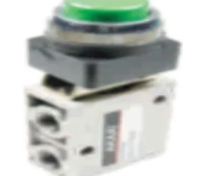 3/2 PLATE ROUND BUTTON VALVE	1/4"